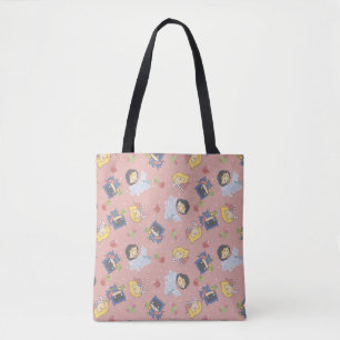 Bolso De Tela Patrón de presencia navideña de la Liga de la Just