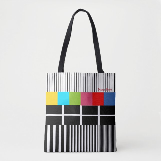 Bolso De Tela Patrón de prueba inspirado (Anverso)