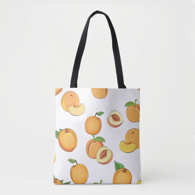 Bolso De Tela Patrón de puntas (Anverso)