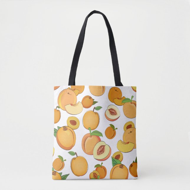 Bolso De Tela Patrón de puntas (Anverso)