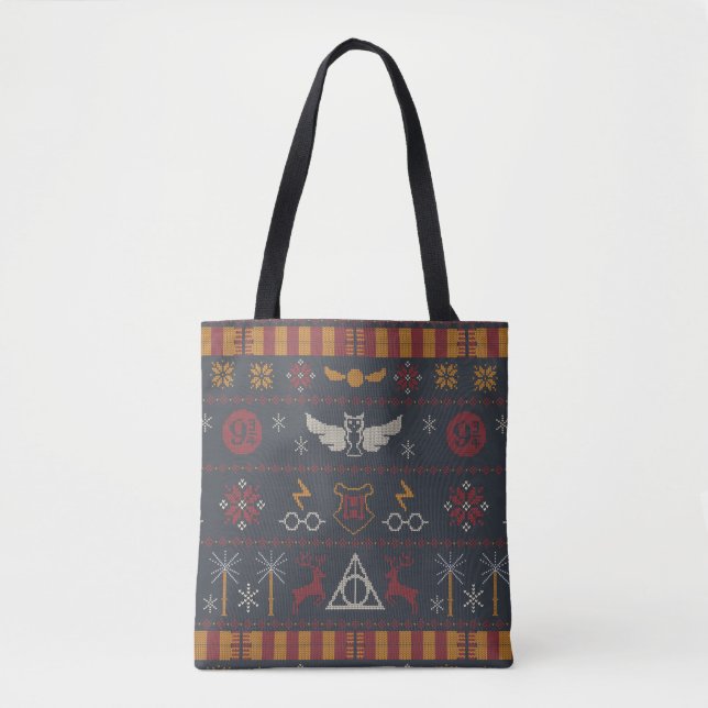 Bolso De Tela Patrón de punto de cruz con tema de HARRY POTTER™ (Anverso)