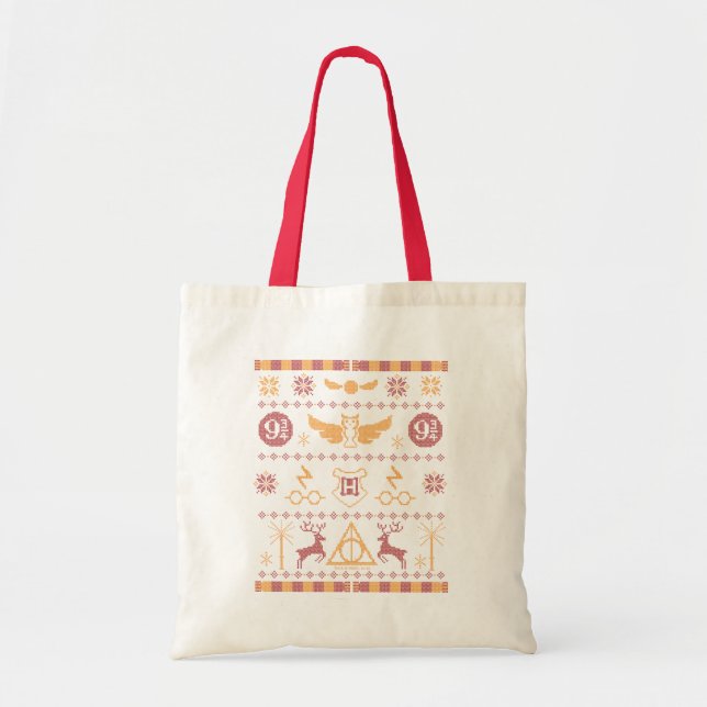 Bolso De Tela Patrón de punto de cruz con tema de HARRY POTTER™ (Frente)