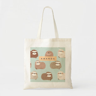 Bolso De Tela Patrón de ranura adorable Pastel personalizado