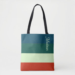 Bolso De Tela Patrón de rayas de moda personalizado