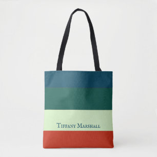 Bolso De Tela Patrón de rayas de moda personalizado