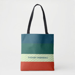 Bolso De Tela Patrón de rayas de moda personalizado