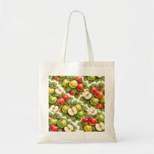 Bolso De Tela Patrón de rebanada de manzana mixta
