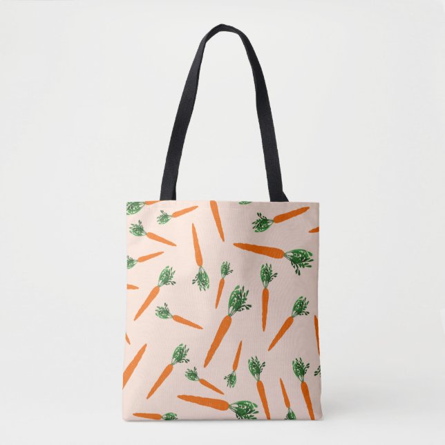 Bolso De Tela Patrón de restricción de naranja (Anverso)