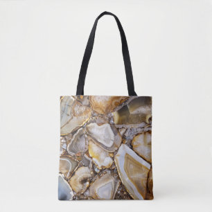 Bolso De Tela Patrón de roca geode