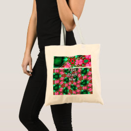 Bolso De Tela Patrón de Rosa del desierto