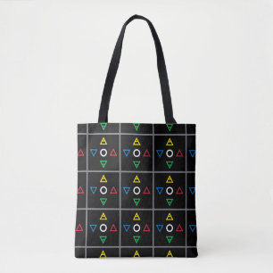 Bolso De Tela Patrón de símbolos de alquimia Tierra, aire, fue