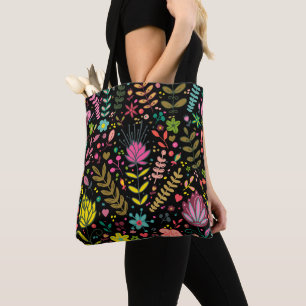 Bolso De Tela Patrón de superficie floral - Papel de escritorio