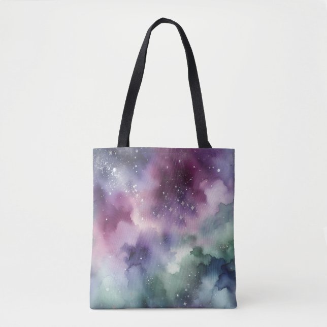 Bolso De Tela Patrón de Tapiz Celestial (Anverso)