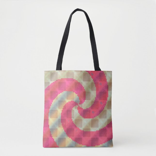 Bolso De Tela Patrón de tejer Jackuard (Anverso)
