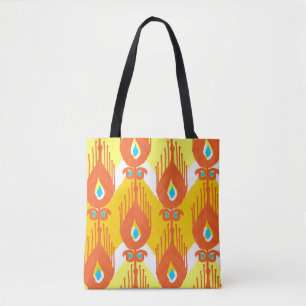 Bolso De Tela Patrón de tela de Ikat