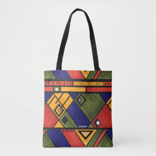 Bolso De Tela Patrón de textura tradicional africano sin soldadu