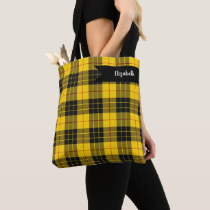 Bolso De Tela Patrón de tracción de clan tartán de MacLeod Sc