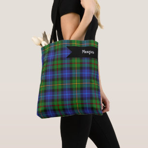 Bolso De Tela Patrón de tracción de tartán tartán de Smith C