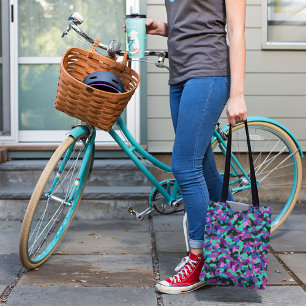 BOLSO DE TELA PATRÓN DE TURQUÍA DE CAMO