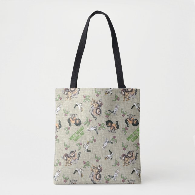 Bolso De Tela Patrón de vacaciones Wild Rumpus (Anverso)