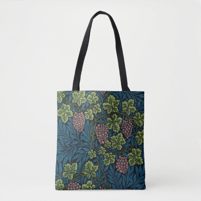 Bolso De Tela Patrón de vagina, William Morris (Anverso)