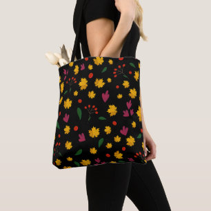 Bolso De Tela Patrón de Vibraciones de Otoño
