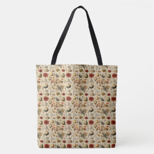 Bolso De Tela Patrón de vintage del Día de Acción de Gracias Flo