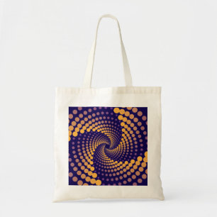 Bolso De Tela Patrón de vórtice espiral