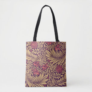 Bolso De Tela Patrón de William Morris Larkspur