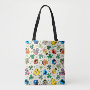 Bolso De Tela Patrón del Día de Sesame Street St. Patrick