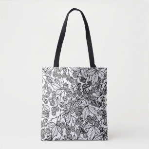 Bolso De Tela Patrón dibujado a mano