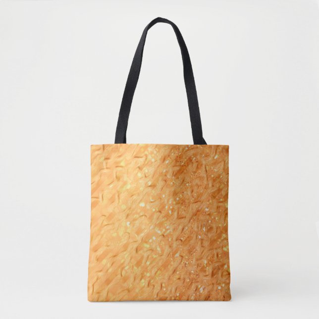 Bolso De Tela Patrón dorado (Anverso)