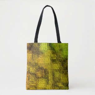 Bolso De Tela Patrón dorado