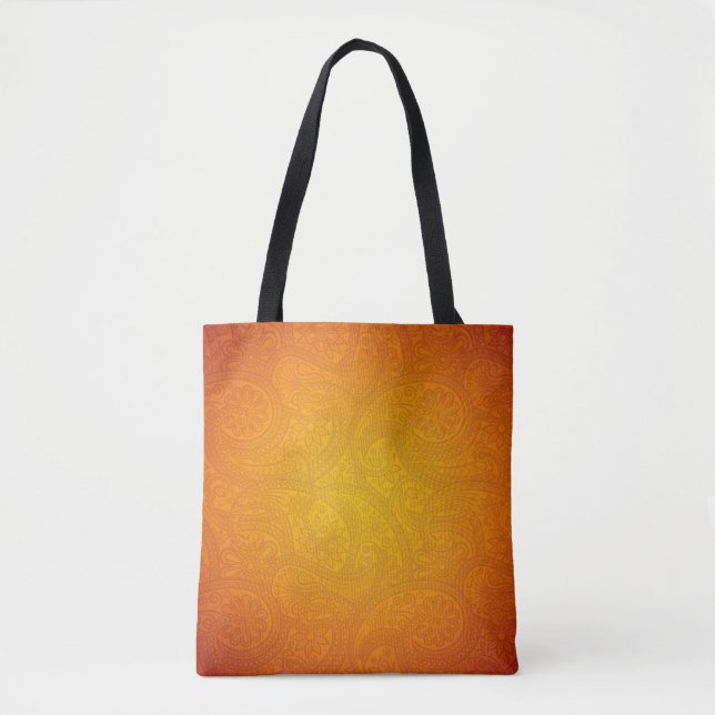 Bolso De Tela Patrón dorado (Anverso)