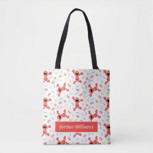 Bolso De Tela Patrón Elmo Crayon