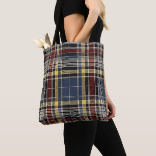 Bolso De Tela Patrón escocés de tartán