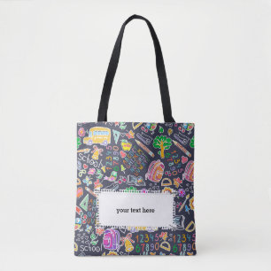 Bolso De Tela Patrón escolar