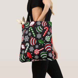 Bolso De Tela Patrón espiritual de Navidades