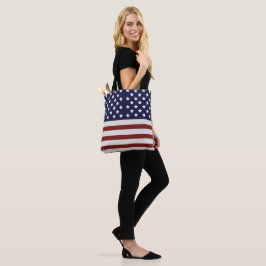 Bolso De Tela Patrón estadounidense de bandera de Estados Unidos