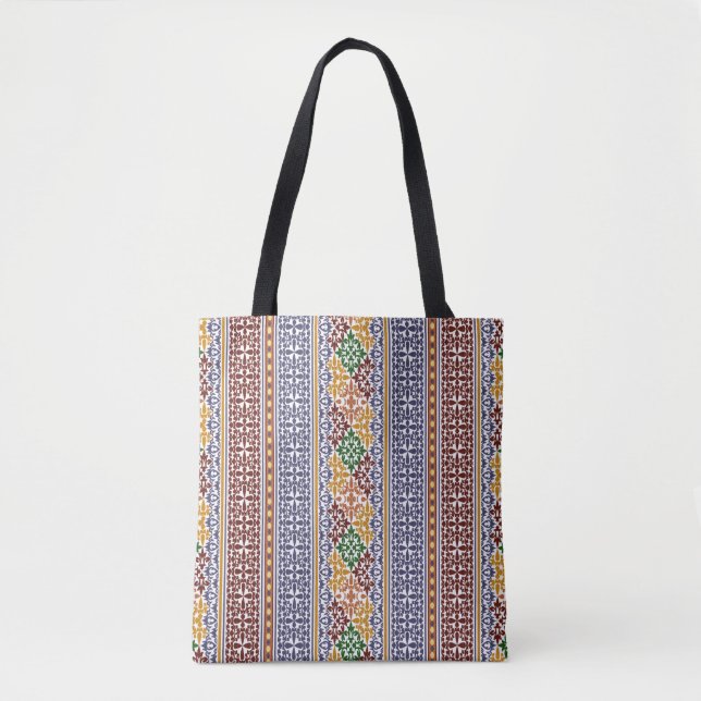 Bolso De Tela patrón étnico elegante (Anverso)