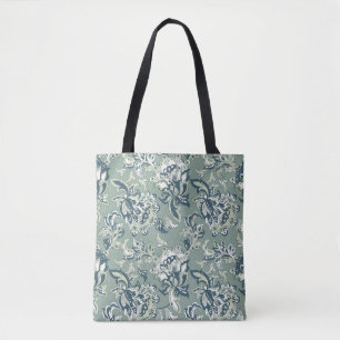 Bolso De Tela patrón étnico floral sin fisuras. batik folclórico