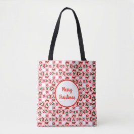 Bolso De Tela Patrón festivo de Navidad