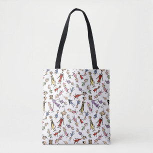 Bolso De Tela Patrón festivo de personajes de Whoville de Dr. Se