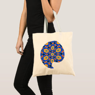 Bolso De Tela Patrón floral estético