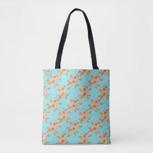 Bolso De Tela Patrón floral moderno sin soldadura