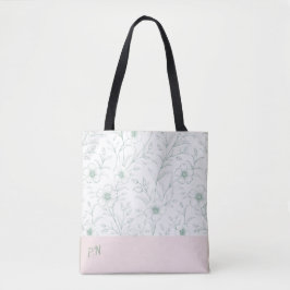 Bolso De Tela Patrón floral personalizado