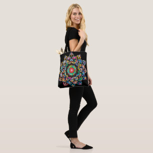 Bolso De Tela Patrón floral Royalty Shoulder Tote