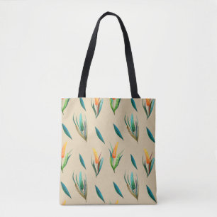 Bolso De Tela Patrón floral sin costura hecho de flores estiliza