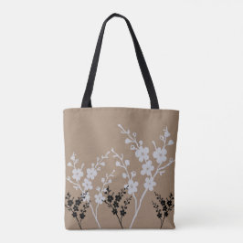Bolso De Tela Patrón floral Tote Bag