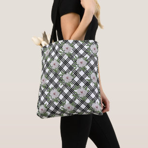 Bolso De Tela Patrón floral vintage